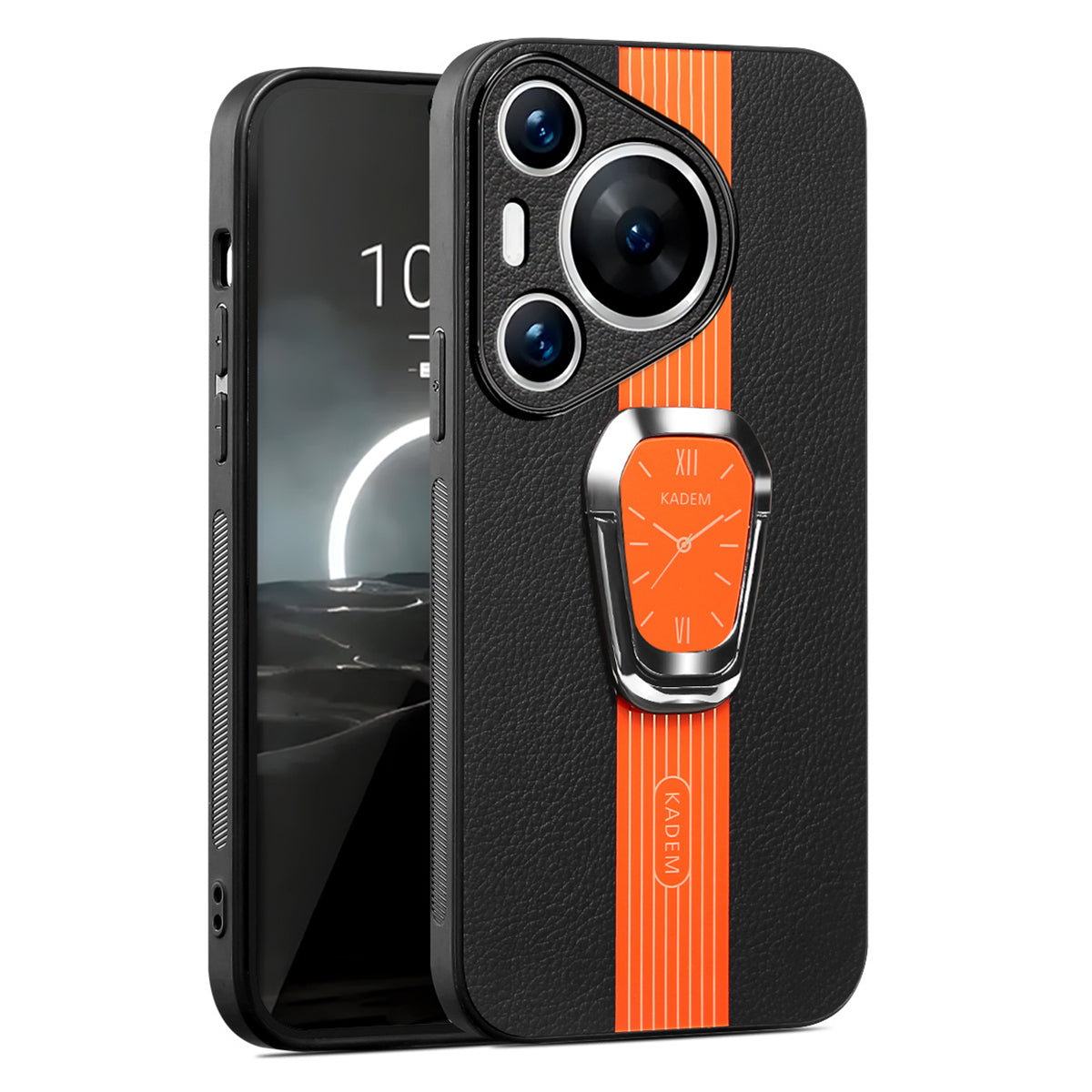 KADEM For Huawei Pura 70 Pro / Pura 70 Pro+ Folding Kickstand Cover PU+TPU+Acrylic Shockproof Phone Case KADEM For Huawei Pura 70 Pro / Pura 70 Pro+ Folding Kickstand Cover PU+TPU+Acrylic Shockproof Phone Case